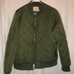 Green Puffer Jacket